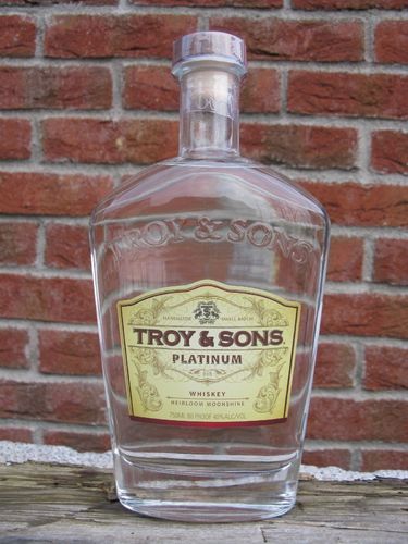 Troy & Sons Platinum Heirloom Moonshine, 0,7l