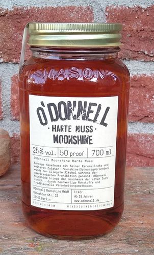 O'Donnell "Harte Nuss" Moonshine Likör, 0,7l